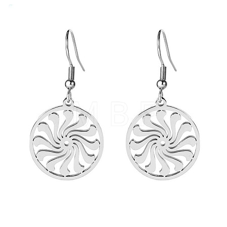 304 Stainless Steel Dangle Earrings FS-WG2153A-02-1