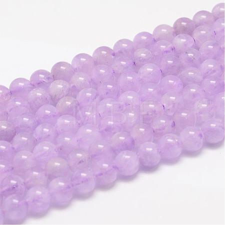 Natural Lavender Amethyst Beads Strands G-F306-11-7mm-1