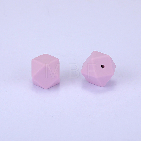Hexagonal Silicone Beads SI-JX0020A-57-1