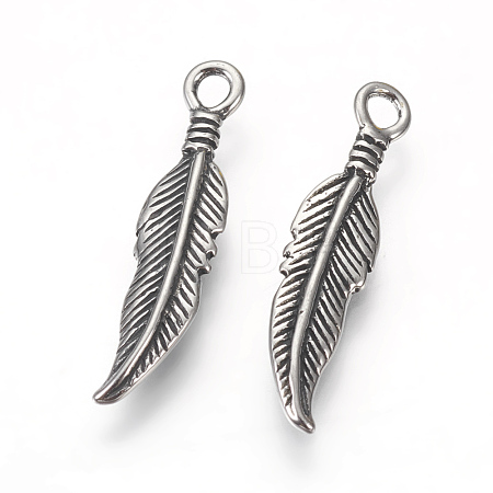 304 Stainless Steel Pendants STAS-E446-08AS-1