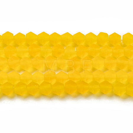 Imitate Austrian Crystal Frosted Glass Beads Strands EGLA-A039-T3mm-MD22-1