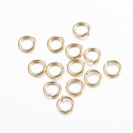 304 Stainless Steel Open Jump Rings STAS-E147-59G-1