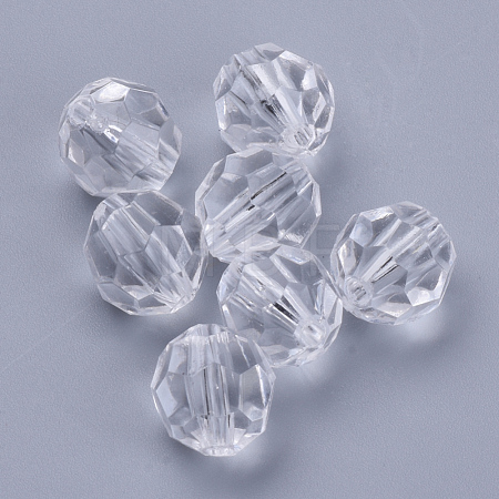Transparent Acrylic Beads TACR-Q257-14mm-V01-1