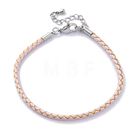 Polyester Cord Braided Bracelet Makings MAK-Z003-01P-23-1