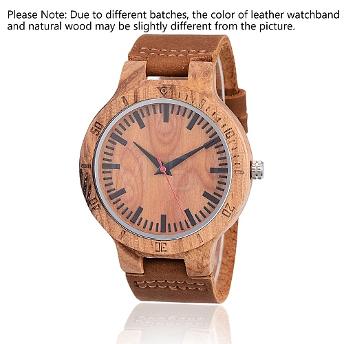 Zebrano Wood Wristwatches WACH-H036-30-1