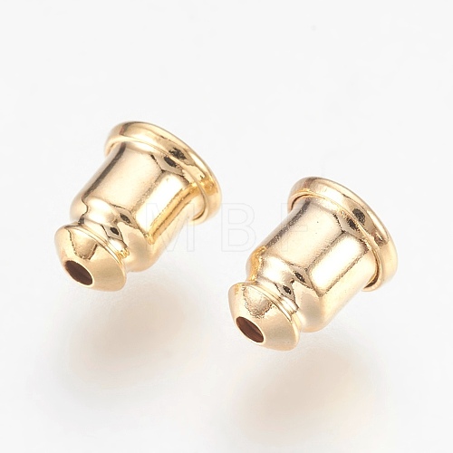 Brass Ear Nuts KK-F759-37G-NF-1