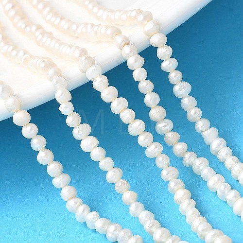 Natural Cultured Freshwater Pearl Beads Strands PEAR-I007-07L-01-1