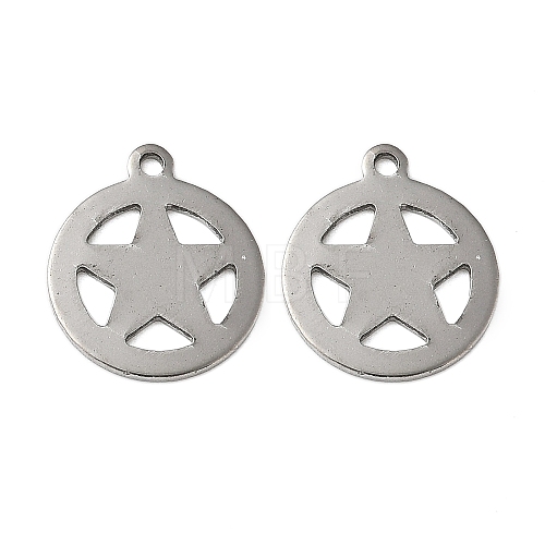 201 Stainless Steel Pendants STAS-I330-042P-1