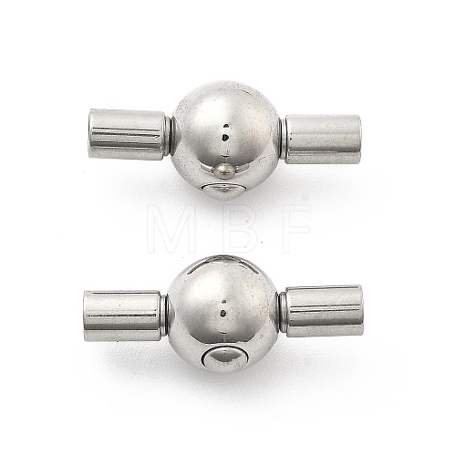 304 Stainless Steel European Clasps STAS-Z115-04P-07-1