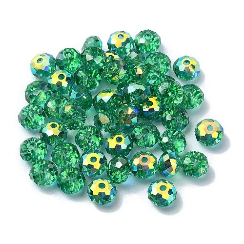 AB Color Plated Glass Beads EGLA-P059-03A-AB07-1