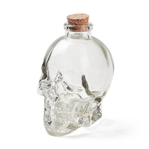 Skull Glass Wine Bottle BOTT-PW0011-66A-1