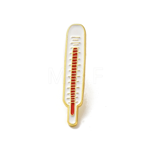 Medical Treatment Theme Baking Paint Black Golden Zinc Alloy Brooches JEWB-M037-03D-G-1