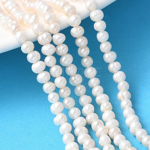 Natural Cultured Freshwater Pearl Beads Strands PEAR-I007-07H-01A-1