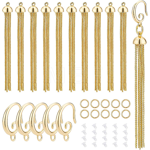 Tassel Dangle Earrings DIY Making Kit DIY-BC0004-46-1