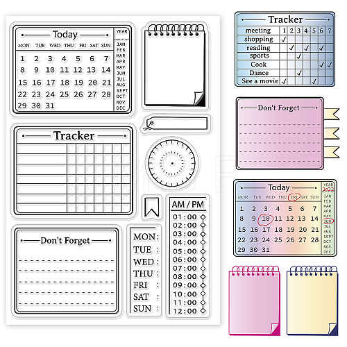 PVC Plastic Stamps DIY-WH0167-56-883-1