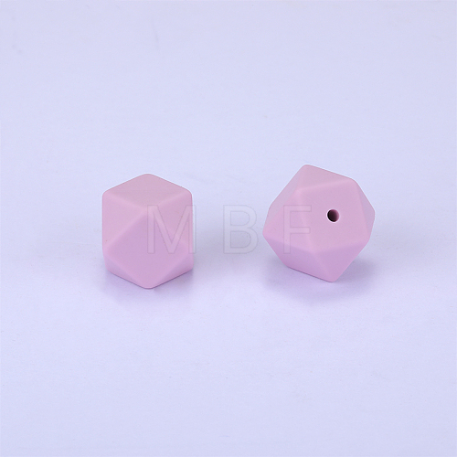 Hexagonal Silicone Beads SI-JX0020A-57-1