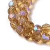 Electroplate Transparent Glass Beads Strands LS-EGLA-A035-T4mm-L17-3
