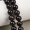 Round Natural Garnet Beads Strands X-G-D751-8mm-1