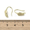 Brass Micro Pave Cubic Zirconia Earring Hooks KK-C048-14A-G-3