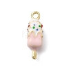 Food Theme Alloy Enamel Pendants X-FIND-C075-10B-G-1