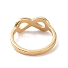 Crystal Rhinestone Infinity Finger Ring RJEW-D120-01G-3
