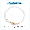 2Pcs 2 Colors ABS Plastic Pearl Beaded Necklaces Set for Women NJEW-AN0001-21-2
