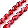 Electroplate Glass Beads Strands X-EGLA-N012-05A-1