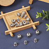 Tibetan Style Alloy 3 Hole Guru Beads FIND-TAC0017-34A-5