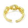 Brass Open Cuff Rings RJEW-B051-41G-3