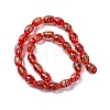 Handmade Dichroic Foil Glass Beads Strands DICH-U001-12I-4