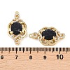 Brass Micro Pave Clear Cubic Zirconia Pendants KK-H257-08C-G02-3