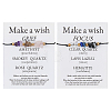 2Pcs 2 Styles Natural Quartz & Lapis Lazuli & Amethyst & Smokey Quartz & Rose Quartz & Synthetic Hematite  Bead Braided Bead Bracelets BJEW-FH0001-06A-1