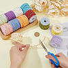 12 Rolls 12 Colors Faux Suede Cord LW-FH0001-01B-4