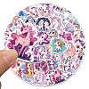 50Pcs Unicorn PVC Waterproof Self-Adhesive Stickers PW-WG96581-01-2