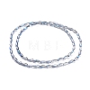 Electroplated Glass Beads Strands EGLA-H100-FR04-3
