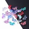 Electroplate Transparent Glass Beads X-EGLA-L027-E-1