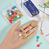 48Pcs 8 Colors PVC Plastic Mobile Dustproof Plugs HJEW-SC0003-31A-3