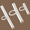 3Pcs 3 Styles 925 Sterling Silver Pin to Pendant Converter STER-BBC0008-54S-6