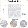 100Pcs Rose Printed Organza Bags OP-SP0001-06C-2