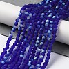Imitation Jade Glass Beads Strands EGLA-A034-T3mm-MB06-2