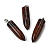 Natural Mahogany Obsidian Pointed Pendants G-F820-12P-1