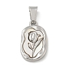 PVD Vacuum Plating 304 Stainless Steel Pendants STAS-A073-13P-1