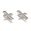 Tarnish Resistant Stainless Steel Tiny Cross Charms LS-STAS-Q168-07-2