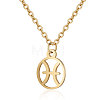 201 Stainless Steel Pendants Necklaces NJEW-S063-TN506-12-1