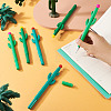 15Pcs 3 Colors Cactus Rubber Gel Pen AJEW-TA0002-67-6