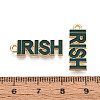 Irish Alloy Enamel Pendants ENAM-T023-02B-3