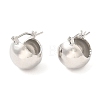 Rack Plating Brass Hoop Earrings for Women EJEW-Q770-21P-1