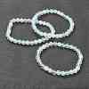 Opalite Beaded Stretch Bracelets BJEW-A117-B-07-1