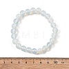 Synthetic Opalite Beaded Stretch Bracelets BJEW-Q692-47-8mm-5