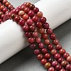 Dyed Natural Malaysia Jade Beads Strands G-G021-02A-15-5